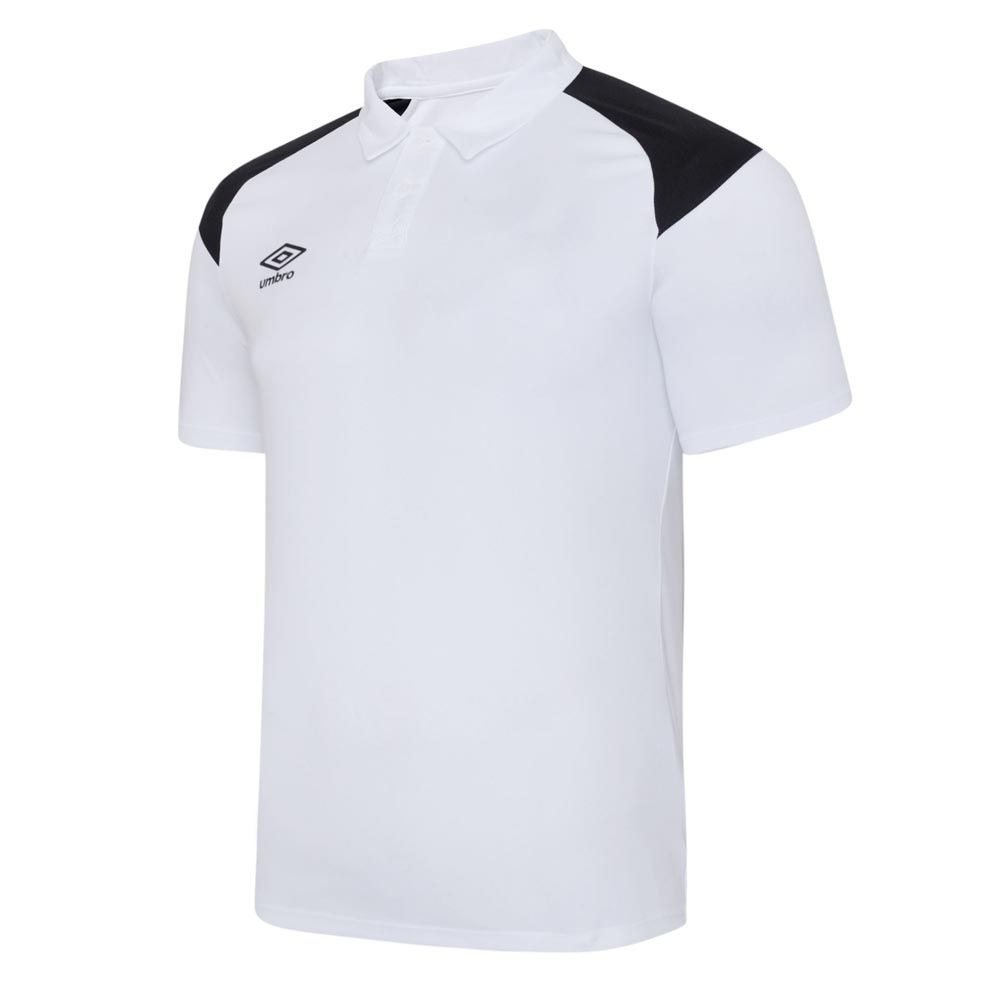 Umbro Glint Poly Polo Shirt (White) - Adult, Size: Medium