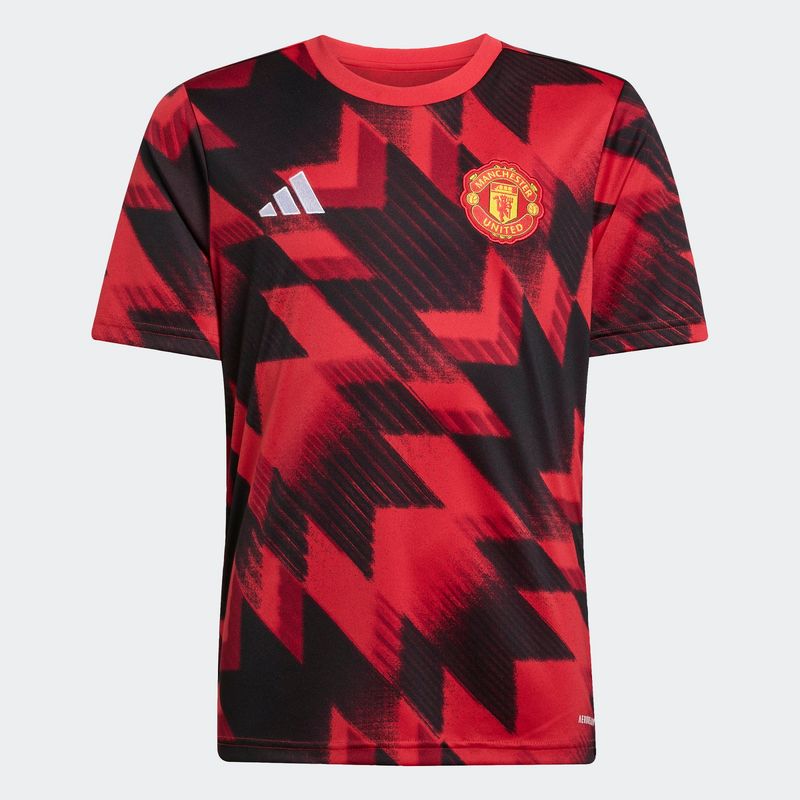 Adidas Manchester United 25/26 Pre-Match Jersey - Youth