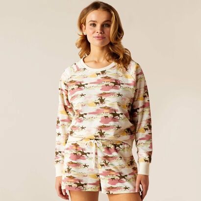 ARIAT BLUSHING SHORT HAWAIIAN PRINT