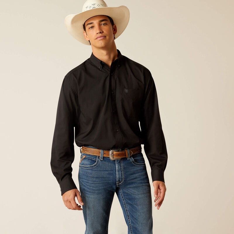 Ariat 360 Airflow Black Ls Shirt