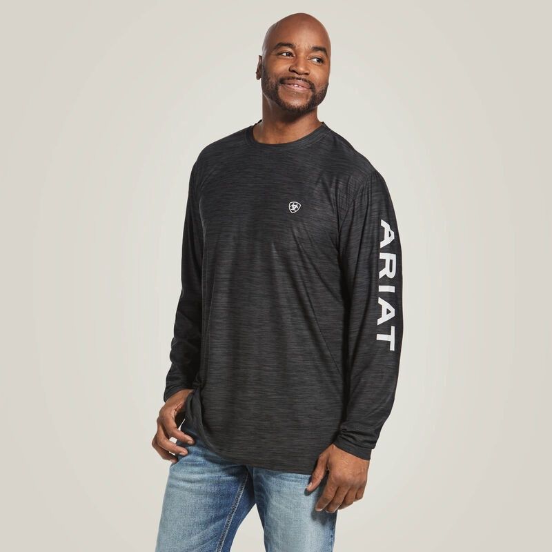 Ariat Charger Logo Ls Tee