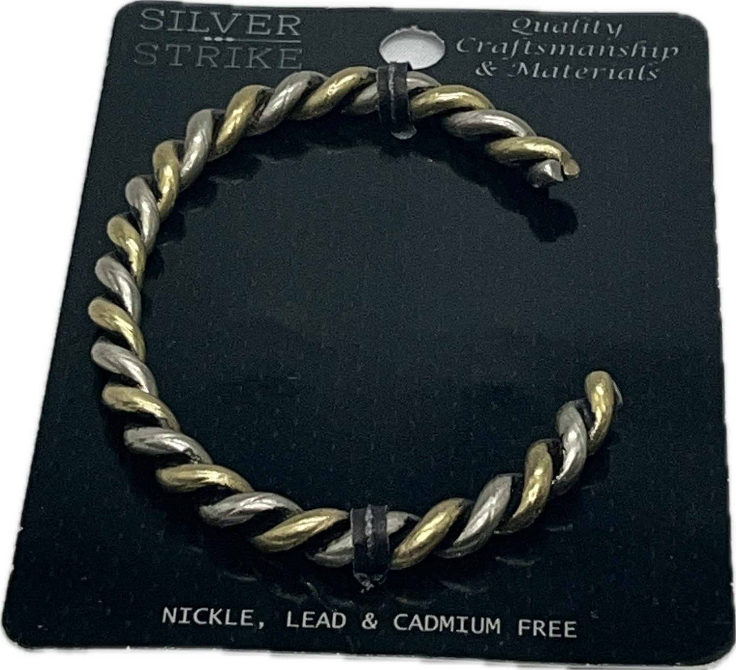 M &amp; F STRIKE GOLD SILVER BRACELET D47810