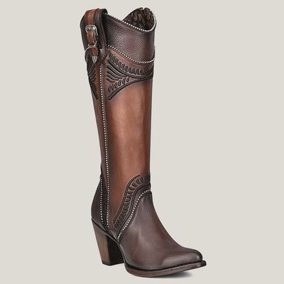 CUADRA CU583 BOOT EMBROIDERY HONEY