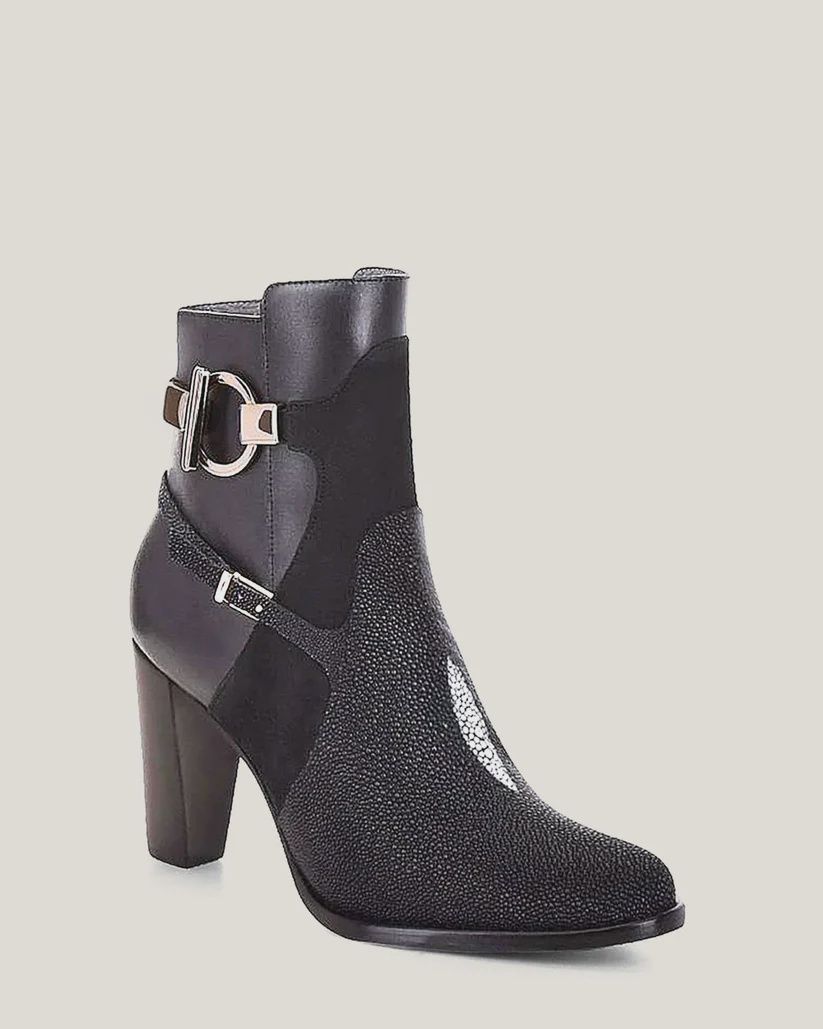 CUADRA FC534 ANKLE BOOTIE BLACK STINGRAY