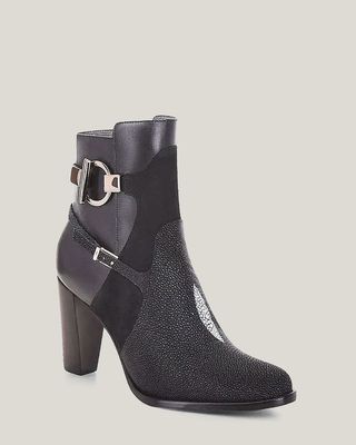 CUADRA FC534 ANKLE BOOTIE BLACK STINGRAY