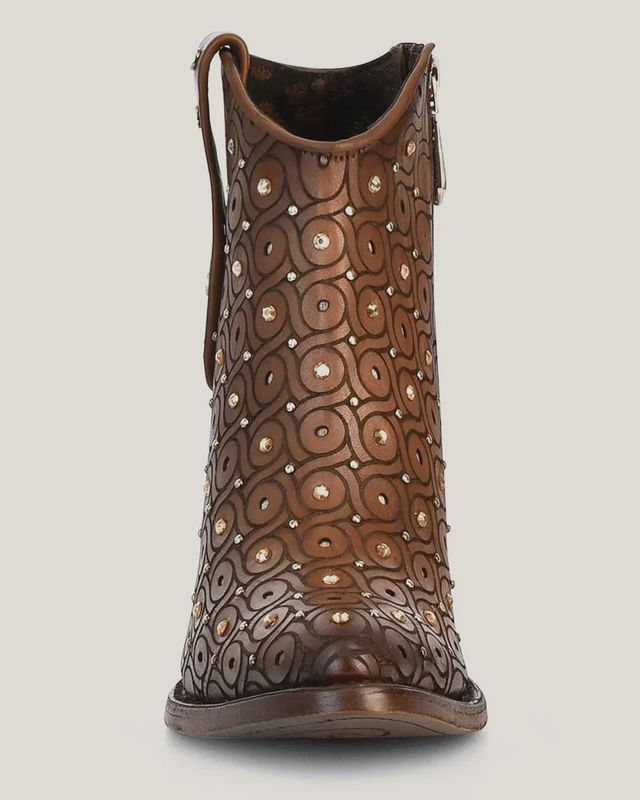 Cuadra CU481 Ankile  Hanwoven  Booties  Brown