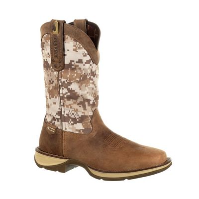 DURANGO DDB0166 REBEL DESERT CAMO PULL-ON WESTERN BOOTS