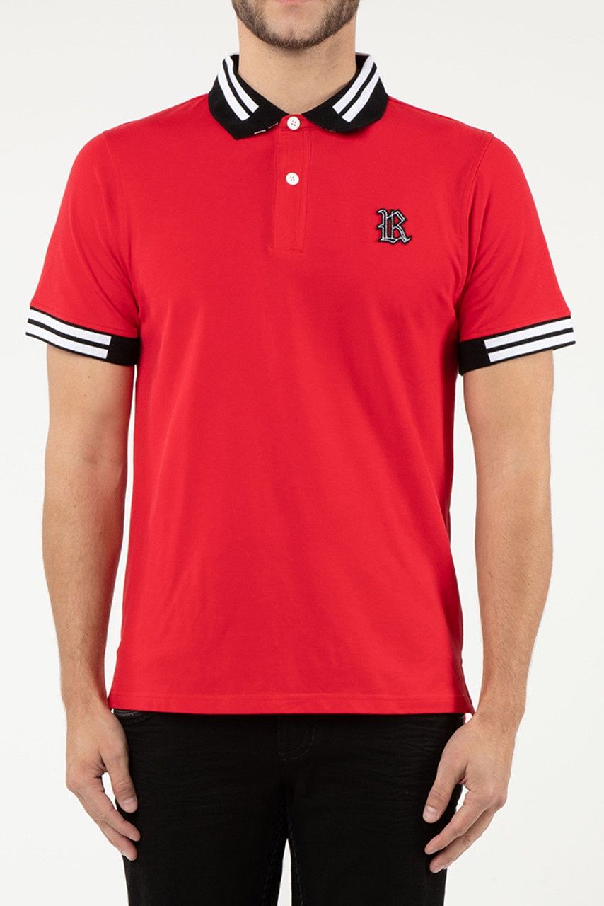 ROCK REVIVAL POS2519 CLASSIC POLO RED