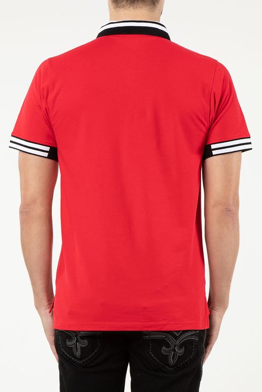 Rock Revival  POS2519 Classic  Polo  Red