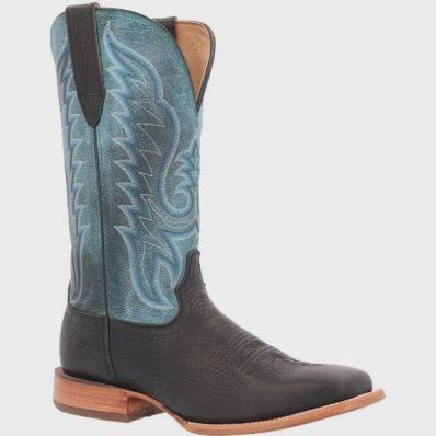 DURANGO DDB0413 BLACK &amp; BLUE LAGOON WESTERN BOOT
