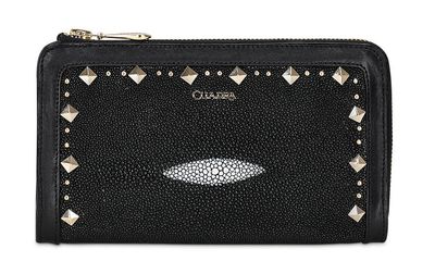 CUADRA 437 STINGRAY BLACK WALLET WOMEN