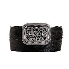 Ariat  Floral Embroidery Buckle Belt