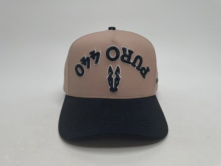 PURO 440 Spell-out Arc Hat BROWN/BLACK