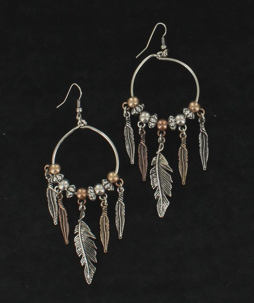 HOOP FEATHER DROP 30754