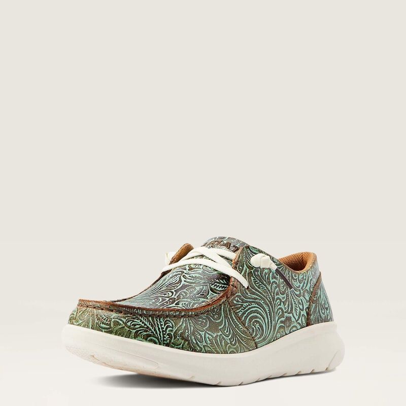 Ariat Hilo Vintage Turq Floral Emboss