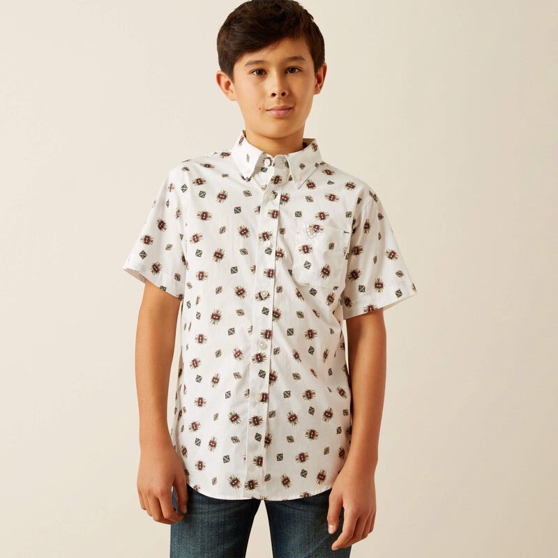 Ariat  Westscott Classic  Fit Kid's Shirt