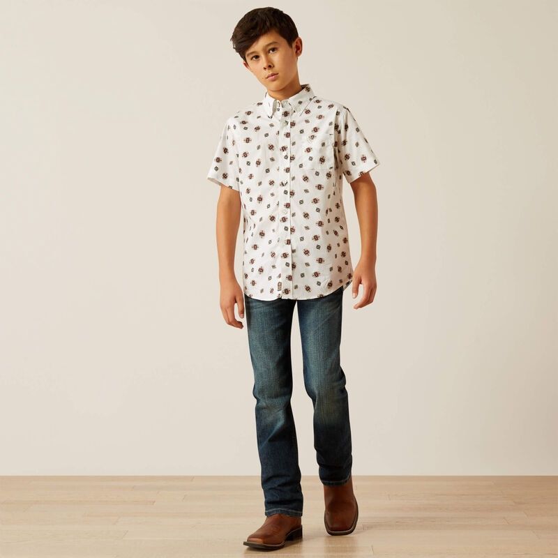 Ariat  Westscott Classic  Fit Kid's Shirt