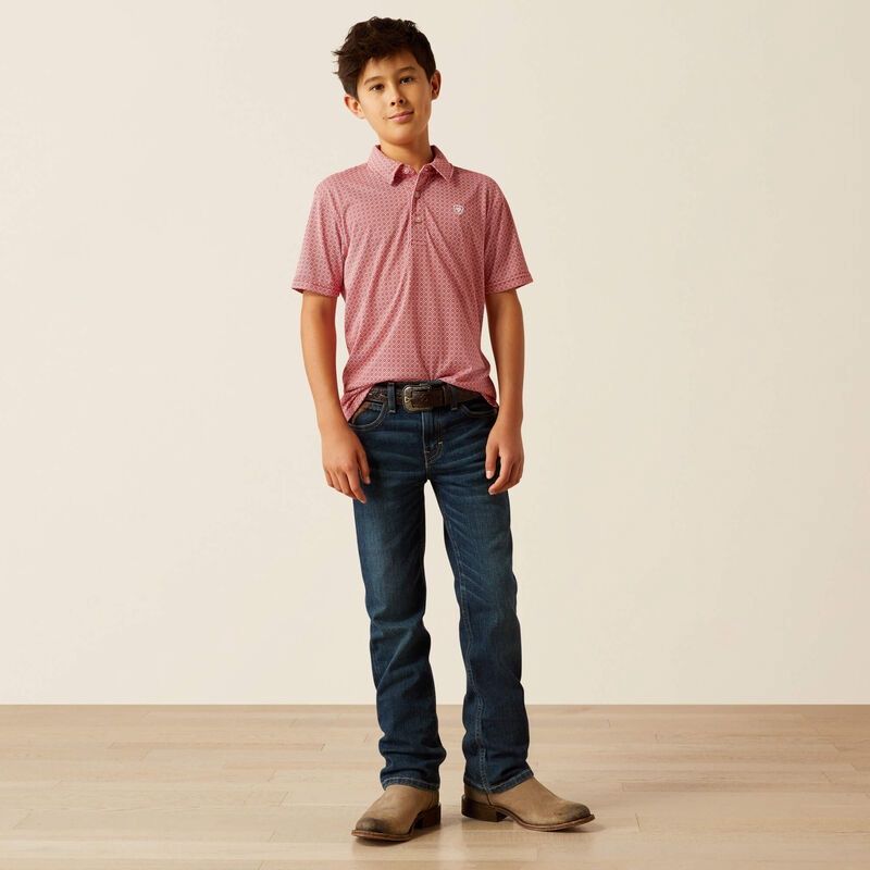 Ariat 10058771 All  Over  Print  Polo