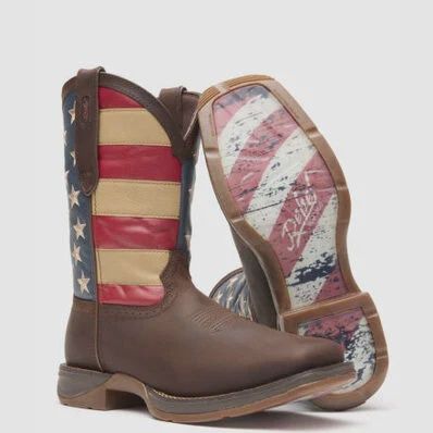 Durango DB5554 Rebel Patriotic Pull-On Western Flag Boot