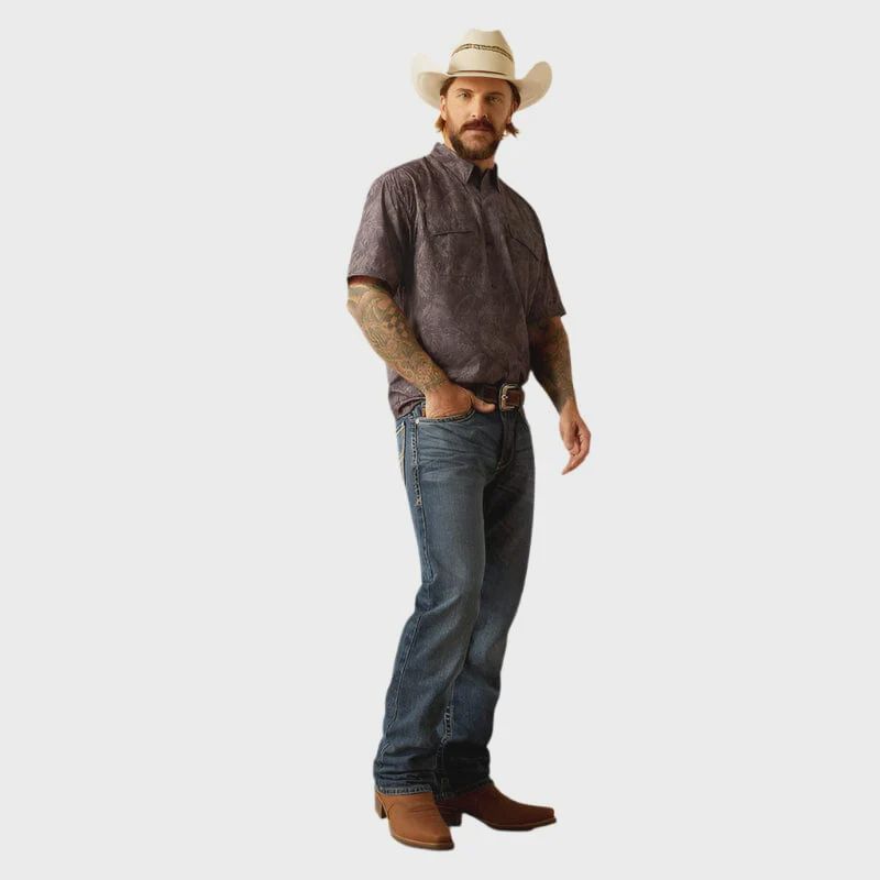 Ariat  10055120 Outbound SS Shirt  Nine  Iron
