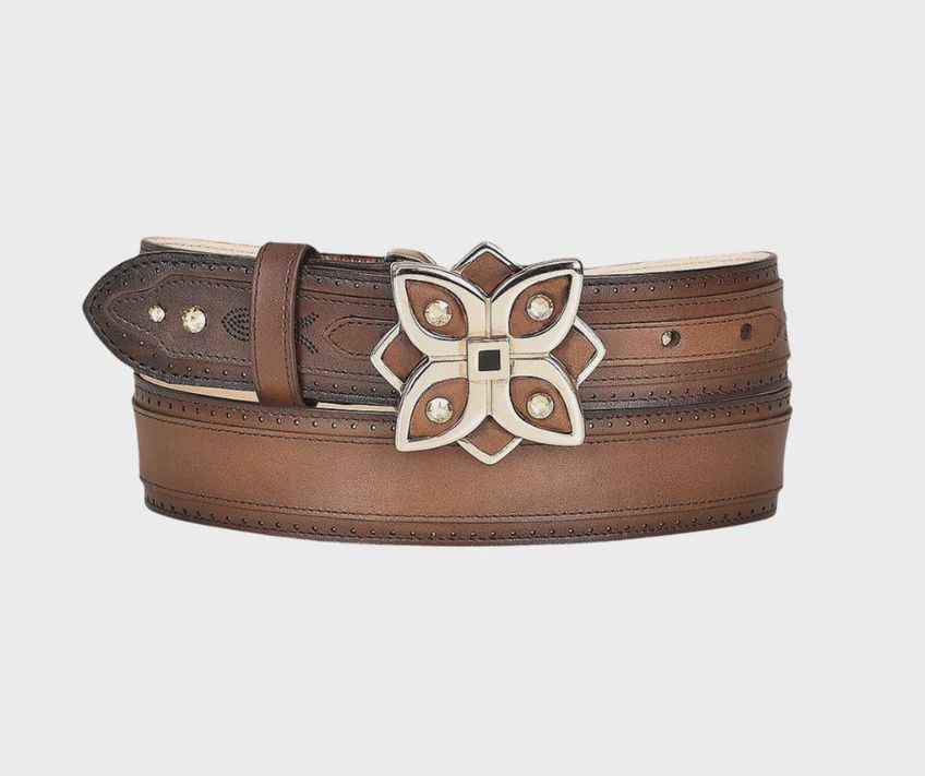 Cuadra Belt Genuine Leather Sillero Castano