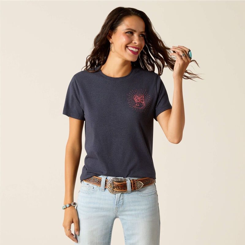 Ariat 10051297 Genuine SS T-Shirt Admiralty Blue