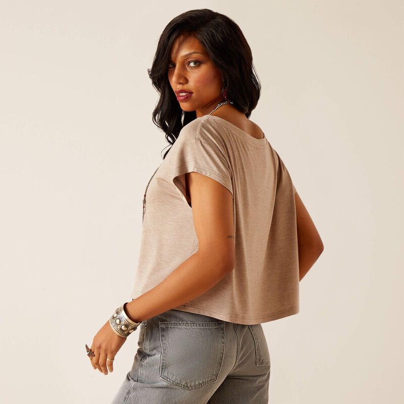 Ariat Cowgirls SS  Savannah Heather T-Shirt