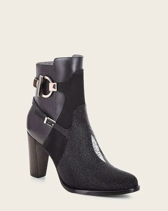 Cuadra  FC534 Ankile Bootie Black Stingray