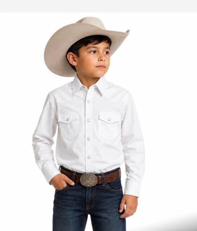 The American  West   1045 Kids  Solid  Shirt
