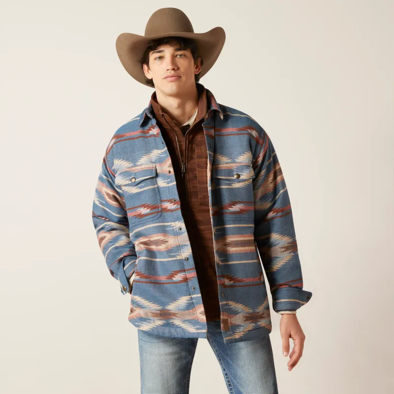 Ariat  10046025 Retro  Chimayo Shirt Jacket  Sailor  Blue