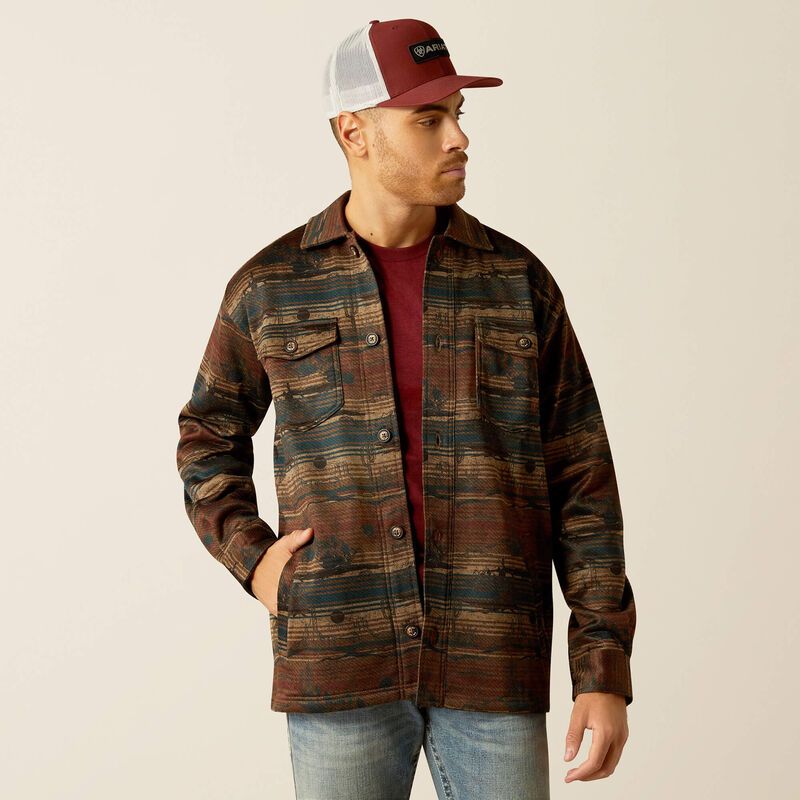 Ariat  10052734 Caldwell  Printed Shrt  JKT Cub