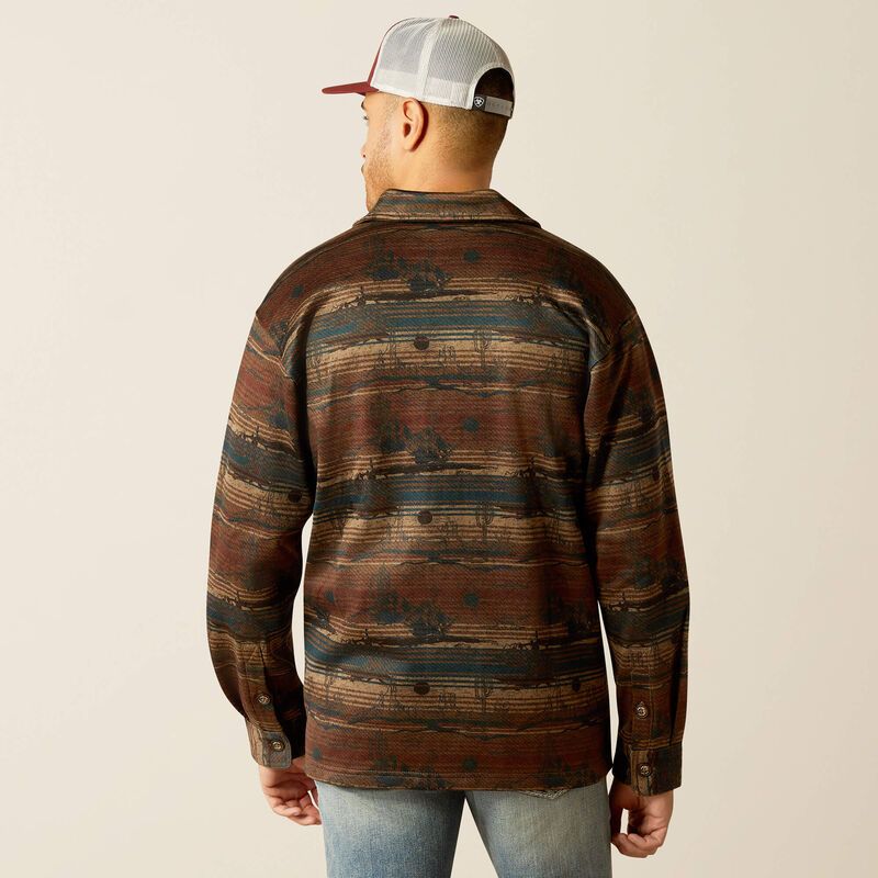 Ariat  10052734 Caldwell  Printed Shrt  JKT Cub
