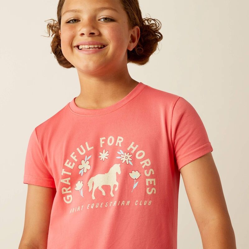 Ariat Greatful Tee Coral Paradise