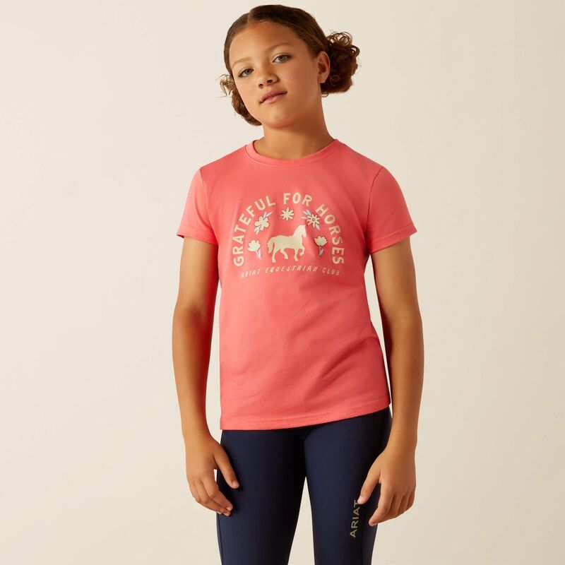 Ariat Greatful Tee Coral Paradise