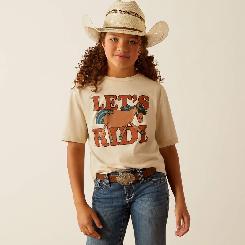 Ariat Lets Ride Natural Tee