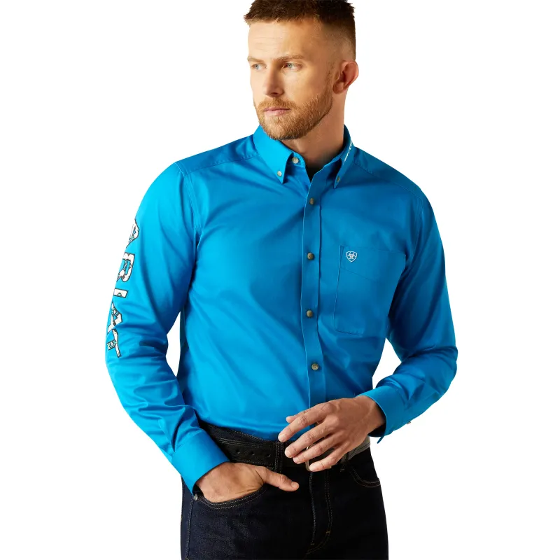 Ariat  10058793 Team Logo  Twill  LS Shirt