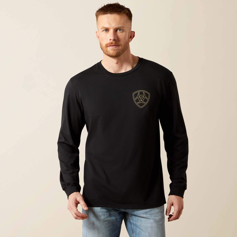 Ariat Easy Rider Ls Tee Black