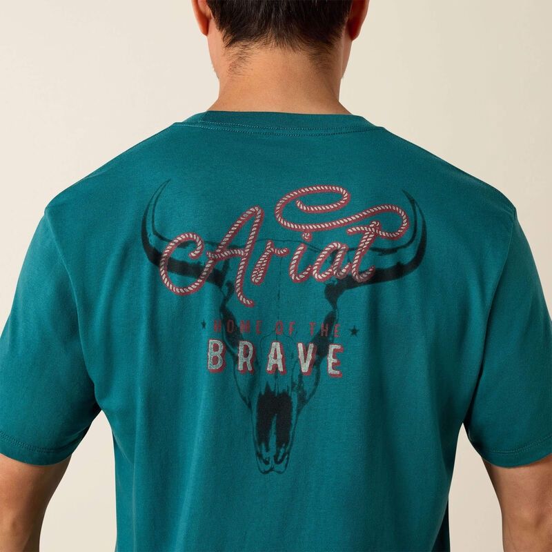 Ariat Cattleskull Freedom Mediterranean