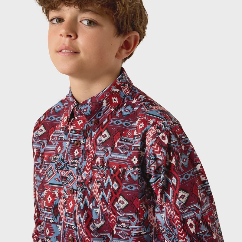 Ariat Trapper  kid's Ls Shirt