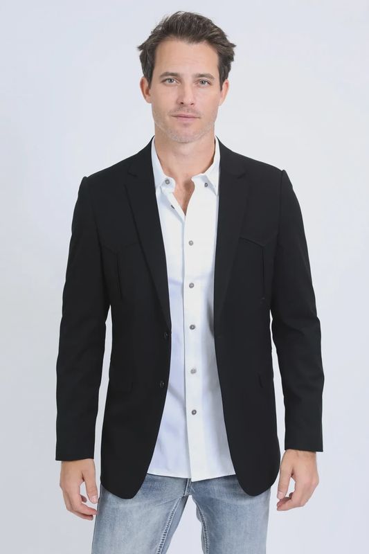 Platini BLK10525 Fashion Blazer Youth Black