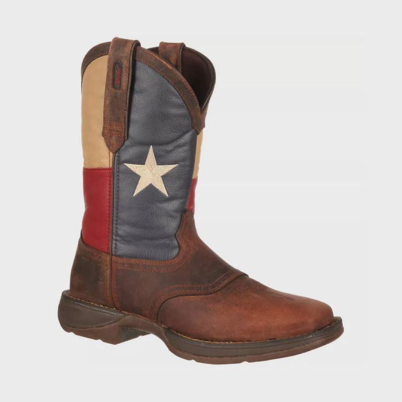 Durango  DB4446 Westin  Dark  Brown  And  Texas  Flag