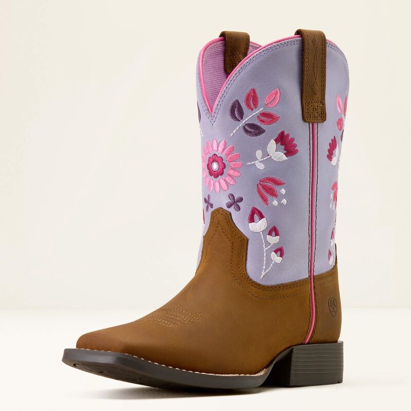 ARIAT 10074202 WILD BLOOM  KIDS BOOTS