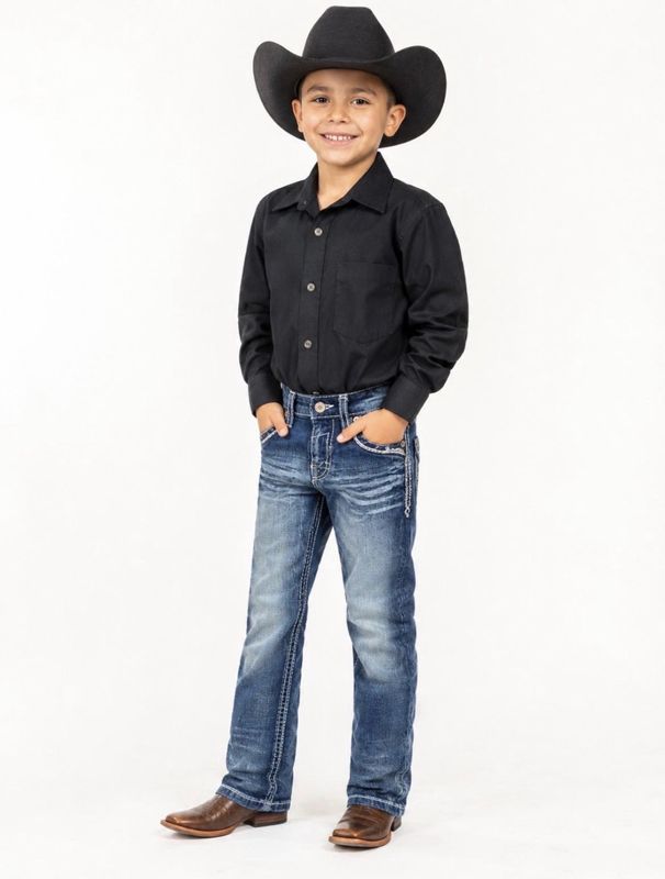 Star Age SA071 Dark Blue Kids Jeans