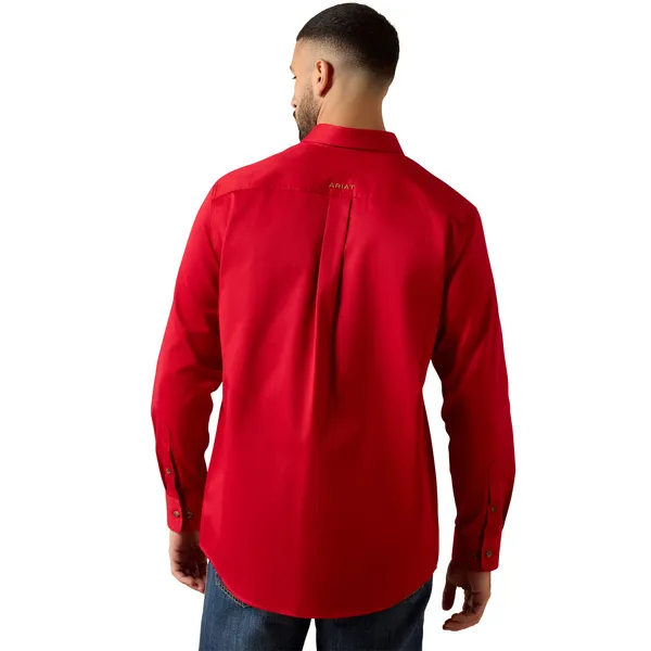 Ariat Twill Scarlet Sage Mens Shirts
