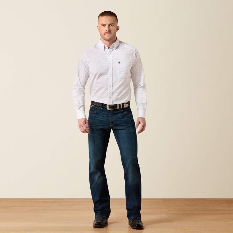 Ariat 10079421 White Geometric Print