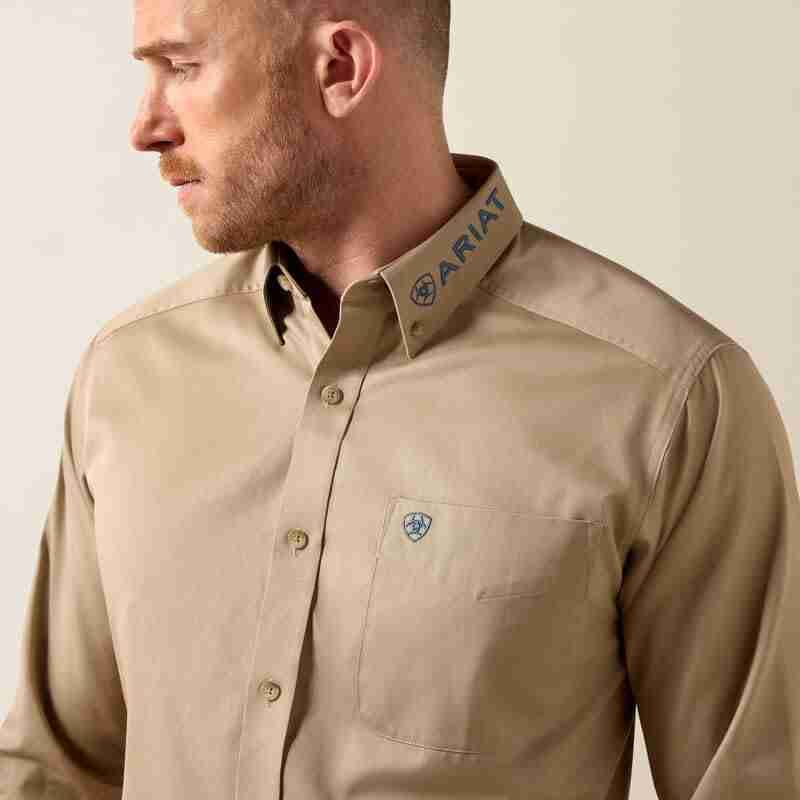 Ariat 10079478 Team Logo Twill  Classic Fit Shirt