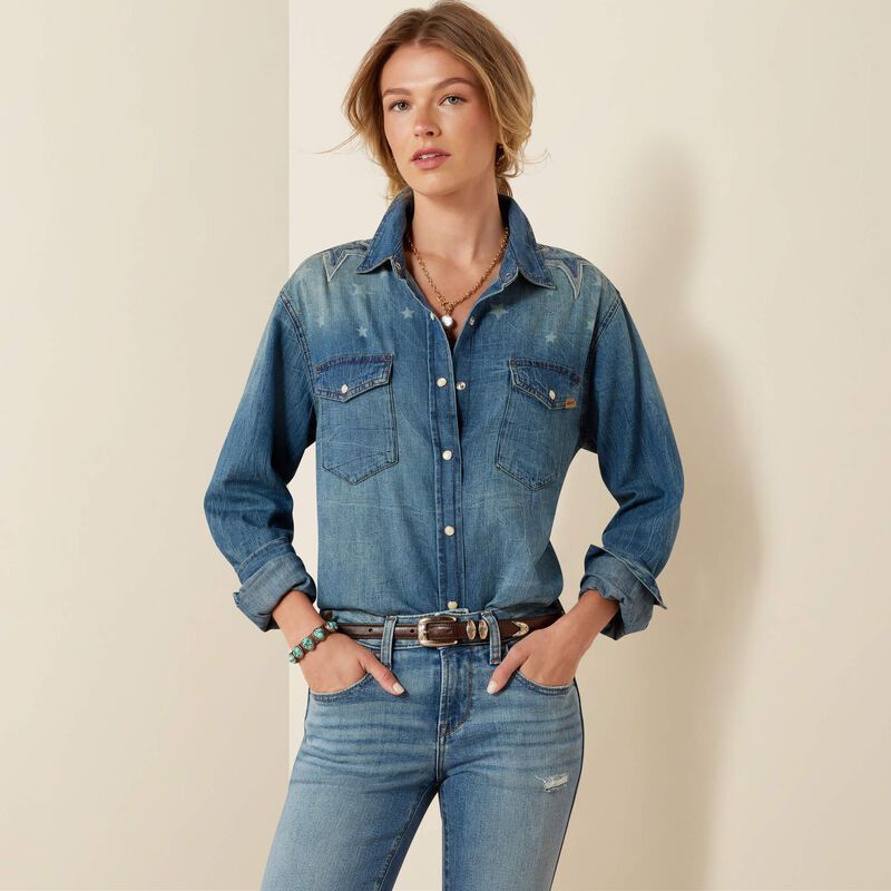 Ariat Americana Denim LS Shirt