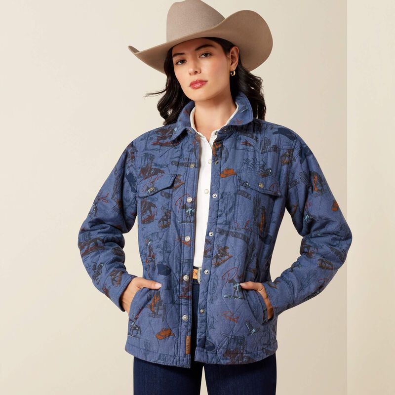Ariat Obispo Lightweight Jkt Retro Blue