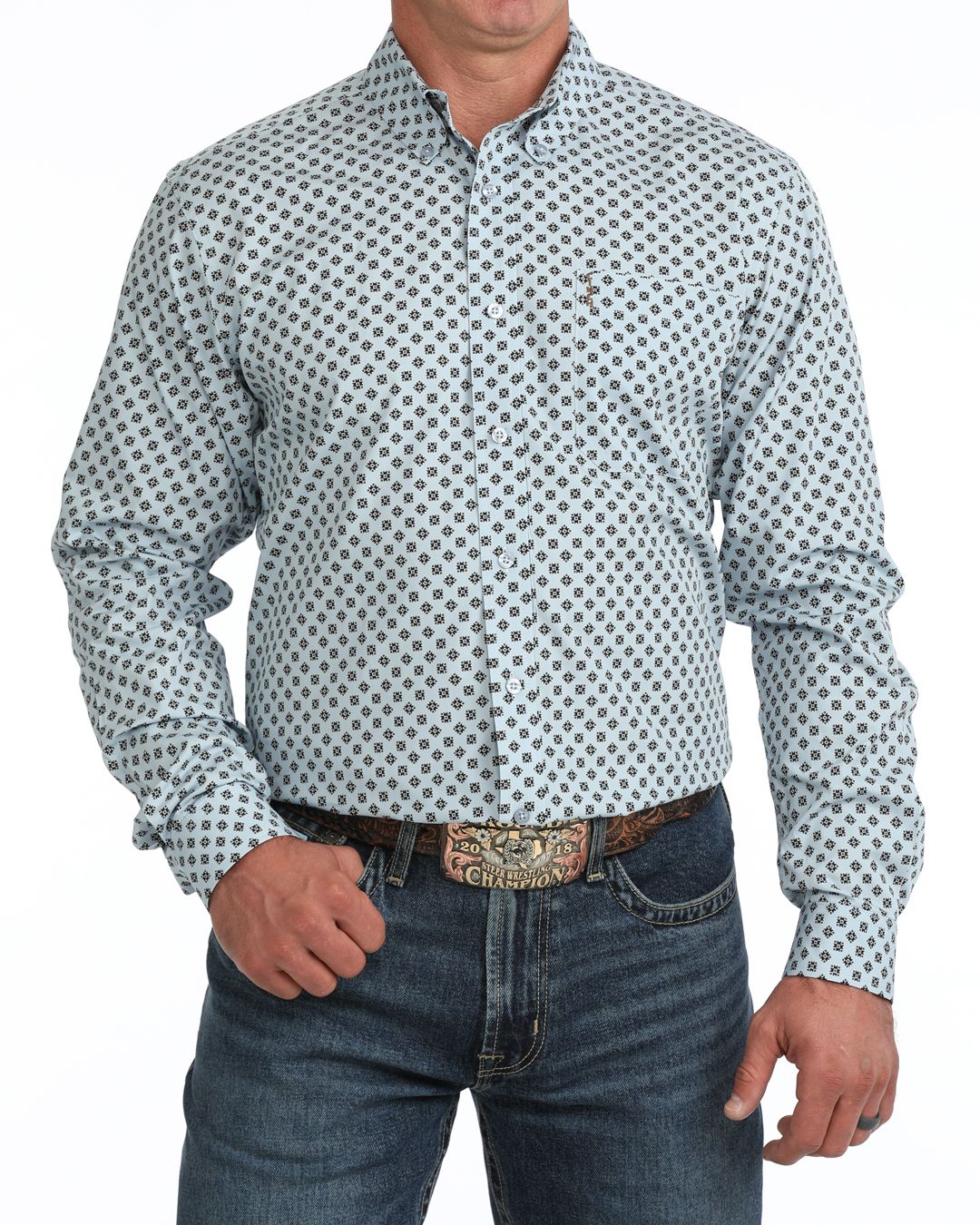 Cinch MTW1347166 Light Blue Shirt