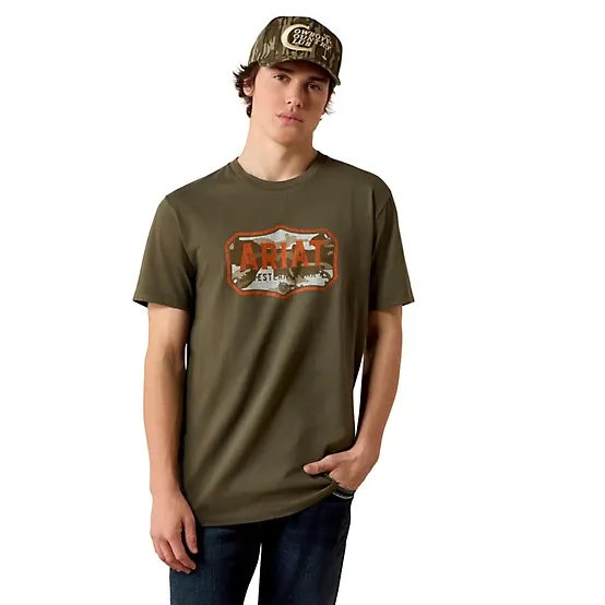 Ariat 10079542 Wild Creek Camo Tshirt